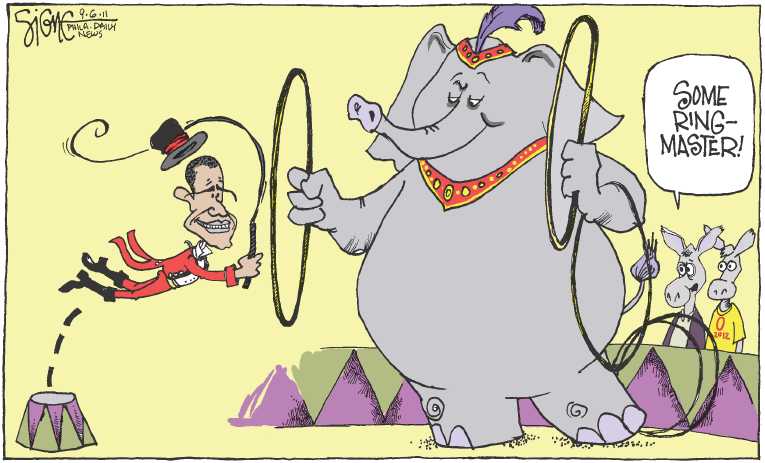 Political/editorial cartoon