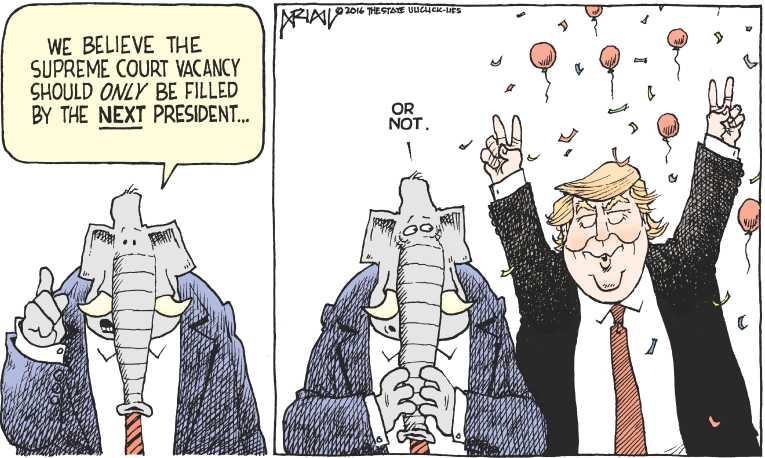 Political/editorial cartoon