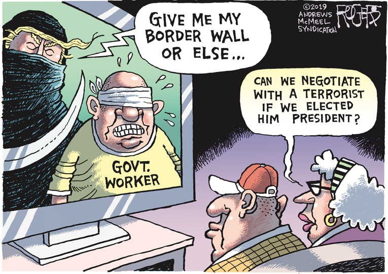 Political/editorial cartoon
