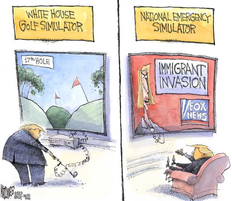 Political/editorial cartoon