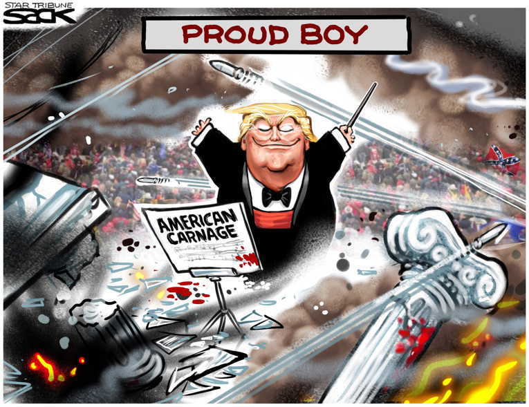 Political/editorial cartoon