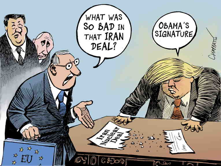 Political/editorial cartoon