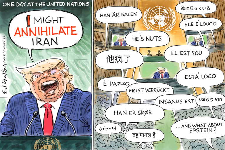 Political/editorial cartoon